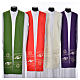 Clergy Stole, 80% polyester 20% wool with fish and cross decoration s1