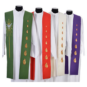 Stole, 80% polyester 20% wool with Holy Spirit decoration