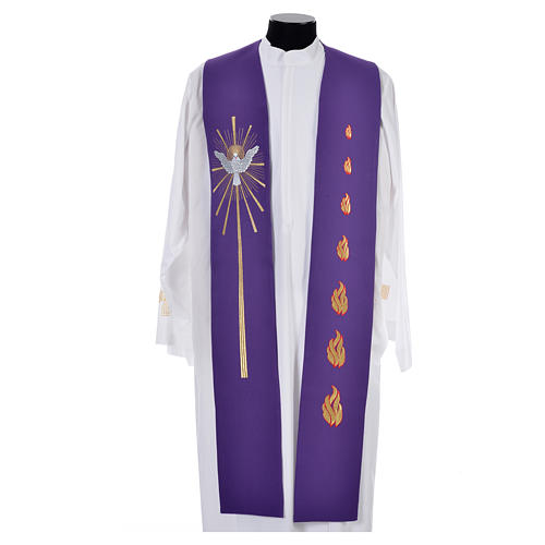 Stole, 80% polyester 20% wool with Holy Spirit decoration 3