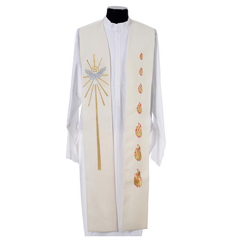 Stole, 80% polyester 20% wool with Holy Spirit decoration 4