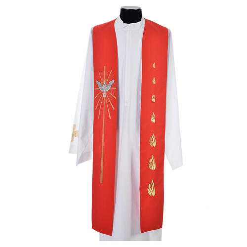 Stole, 80% polyester 20% wool with Holy Spirit decoration 5