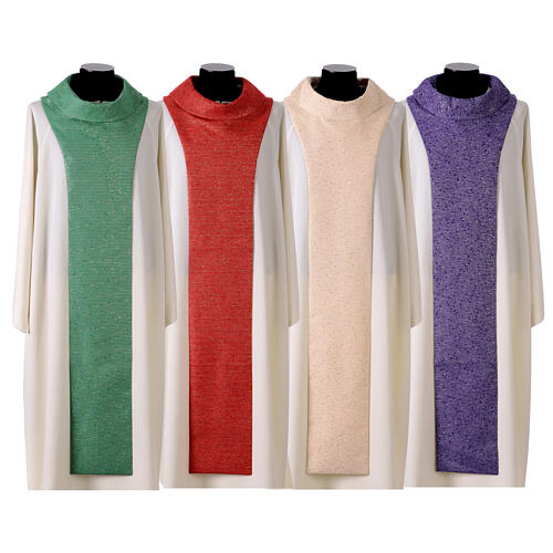 Étole liturgique pour chasuble franciscaine 1