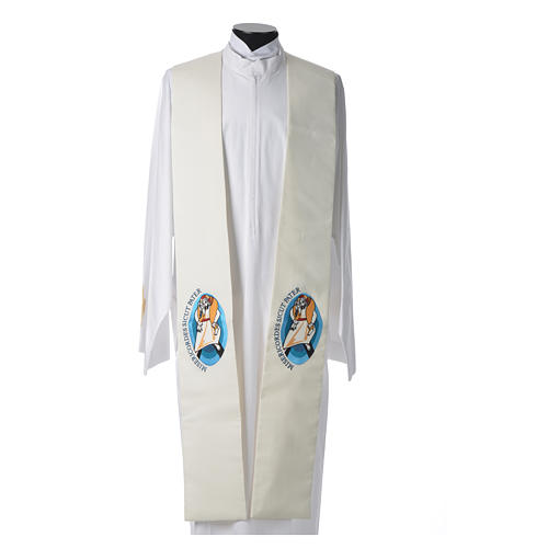 STOCK Pope Francis' Jubilee Big Stole with Latin writing 1