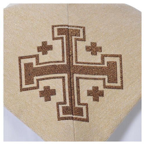 Étole liturgique Saint Antoine de Padoue beige 3