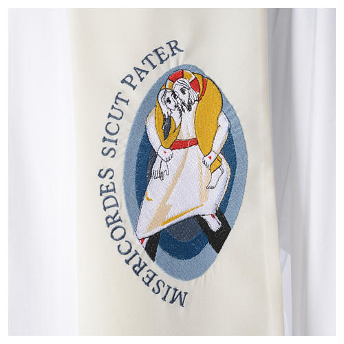 STOCK Jubilee of Mercy Stole in 100% polyester 9