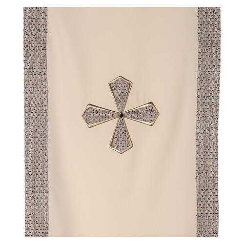 Lectern cover in 100% polyester with inserts in fabric cross shaped Gamma 2