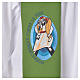 STOCK Pope Francis' Jubilee Big Stole with FRENCH machine embroided logo s7