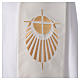 STOCK Jubilee Stole with LATIN writing, machine embroided logo s4