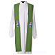 STOCK Pope Francis' Jubilee Big Stole with SPANISH machine embroided logo s6