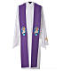 STOCK Pope Francis' Jubilee Big Stole with ENGLISH machine embroided logo s3