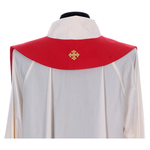 Clergy Stole with ear of wheat, grapes, leaf with gold embroidery 7