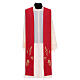 Clergy Stole with ear of wheat, grapes, leaf with gold embroidery s4