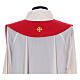 Clergy Stole with ear of wheat, grapes, leaf with gold embroidery s7