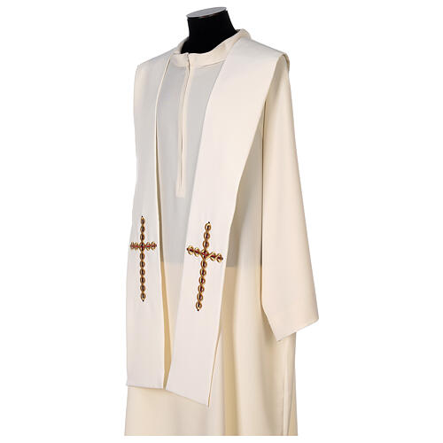 Clergy Stole in polyester canvas with cross 4