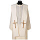 Clergy Stole in polyester canvas with cross s1
