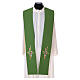 Stole in polyester canvas with double, multicoloured cross s3