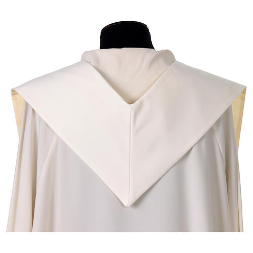 Étole toile polyester Alpha et Oméga brodés 4