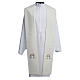 Clergy Stole in polyester canvas with Alpha and Omega embroidery s1