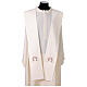 Clergy Stole in polyester canvas with Alpha and Omega embroidery s1