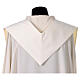 Clergy Stole in polyester canvas with Alpha and Omega embroidery s4