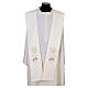 Étole toile polyester patène avec raisin rayons et IHS s1