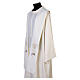 Clergy Stole in polyester canvas with paten with grapes, rays and JHS s3