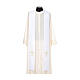 Priest Stole with gold cross embroidered on both panels s5