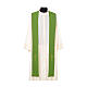 Clergy Stole with gold cross embroideren on both panels s2