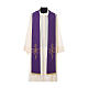 Priest Stole golden Cross JHS embroidery polyester s6