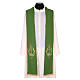 Priesterstola Weizenähre und Trauben Stickerei Vatican Polyester s3