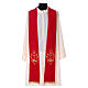Priesterstola Weizenähre und Trauben Stickerei Vatican Polyester s5
