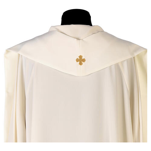 Priesterstola goldene Kreuz und Weizenähren Polyester 9