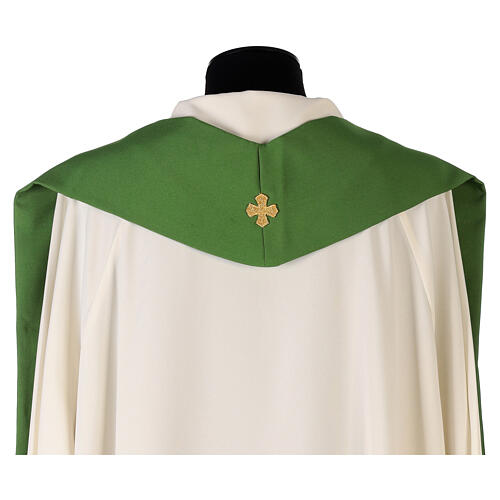 Priest stole golden cross and Spikes embroidery polyester 7