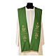 Priest stole golden cross and Spikes embroidery polyester s1