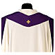Priest stole golden cross and Spikes embroidery polyester s8