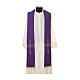 Priest Stole golden Cross embroidery 100% polyester s6