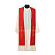 Clergy Stole with golden Cross embroidery 100% polyester s3