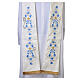 Marienstola Rosen Stickerei 100% Polyester Vatican s3
