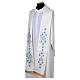 Stola Mariana rose sui due lati tessuto Vatican 100% poliestere s5