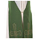 Deacon Stole Vatican fabric double-sided Cross and flower s9