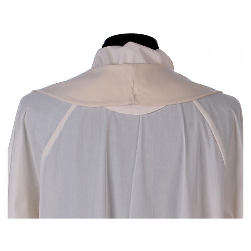 Woolen priest stole embroidered by hand Monastero Montesole 4