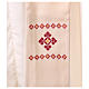 Priest stole in wool embroidered by hand Monastero Montesole s2