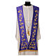 Roman Clergy Stole Embroidered with Floral Design s8
