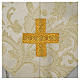 Römische Stola aus Damast mit goldenen Kreuz s5