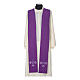 Priest stole with modern Cross, squares s5