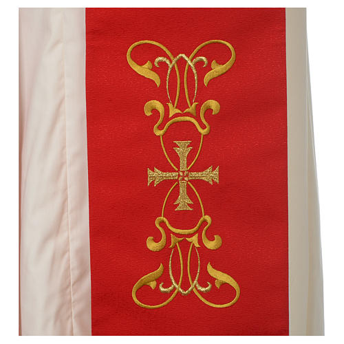 Overlay stole with IHS symbol on left side 7