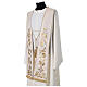 Clergy Stole in pure silk with fringe and tassels, hand-embroidered Gamma s2
