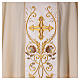 Chasuble in pure wool with embroidery on gallon, gold Gamma s2
