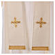 Chasuble in pure wool with embroidery on gallon, gold Gamma s6