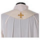 Chasuble in pure wool with embroidery on gallon, gold Gamma s7